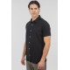 Πουκάμισο Rebase 251-RGS-5061 Black Πουκάμισα
