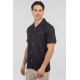 Πουκάμισο Rebase 251-RGS-5069 Black Πουκάμισα