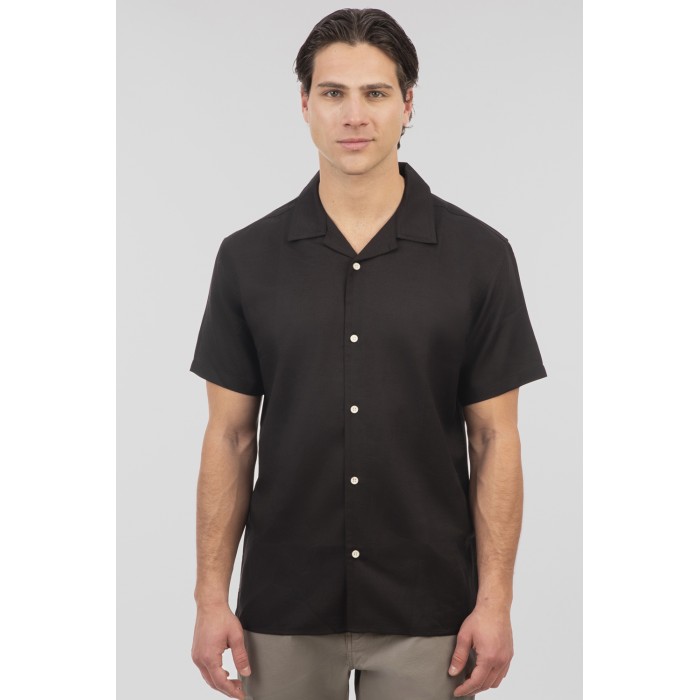 Πουκάμισο Rebase 251-RGS-5080 Black Πουκάμισα