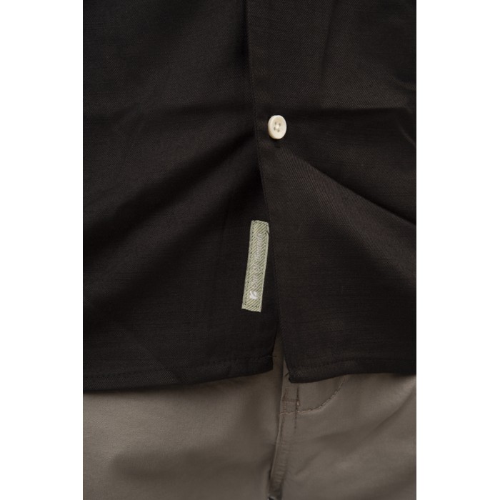 Πουκάμισο Rebase 251-RGS-5080 Black Πουκάμισα