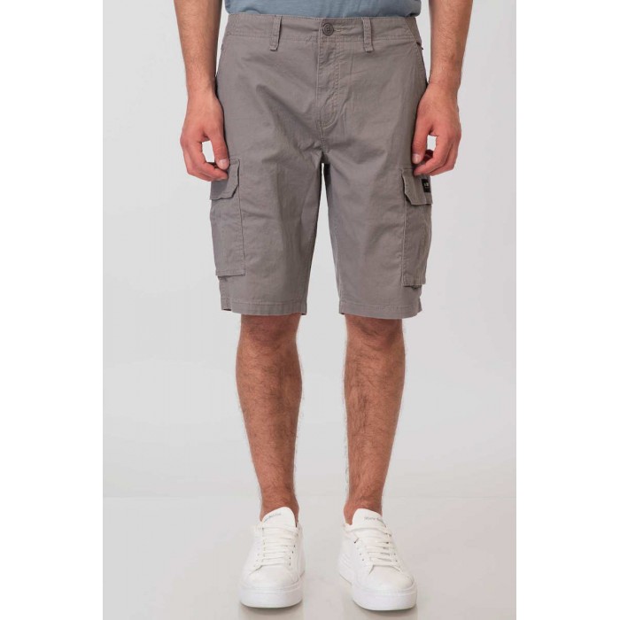 Βερμούδα Cargo Rebase 251-RMSHO-7001 Light Charcoal  Βερμούδες