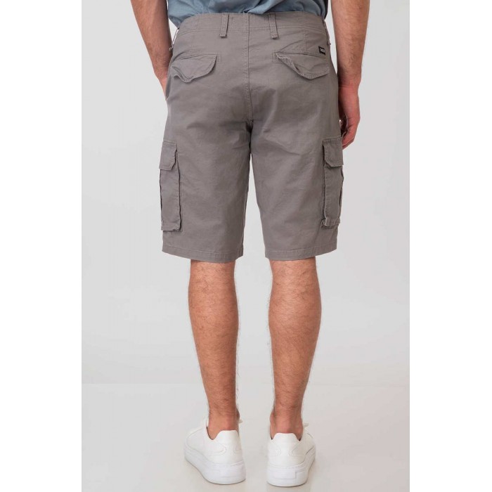 Βερμούδα Cargo Rebase 251-RMSHO-7001 Light Charcoal  Βερμούδες