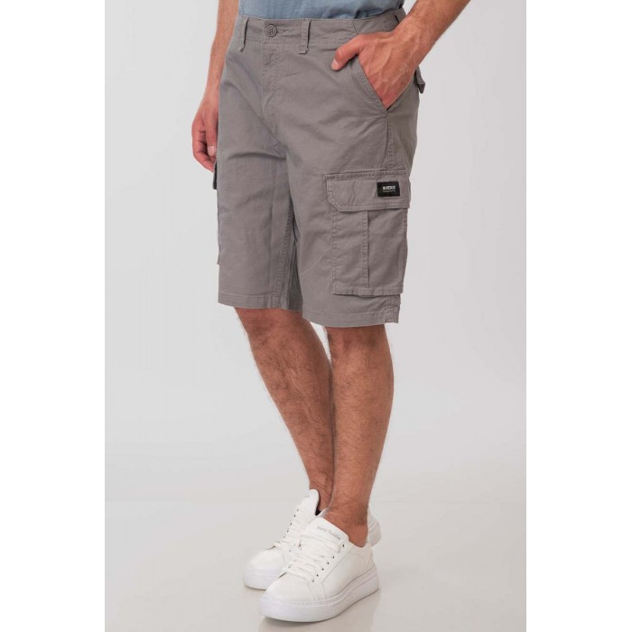 Βερμούδα Cargo Rebase 251-RMSHO-7001 Light Charcoal  Βερμούδες