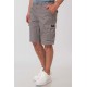 Βερμούδα Cargo Rebase 251-RMSHO-7001 Light Charcoal  Βερμούδες
