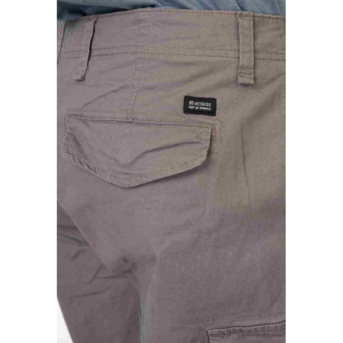 Βερμούδα Cargo Rebase 251-RMSHO-7001 Light Charcoal  Βερμούδες