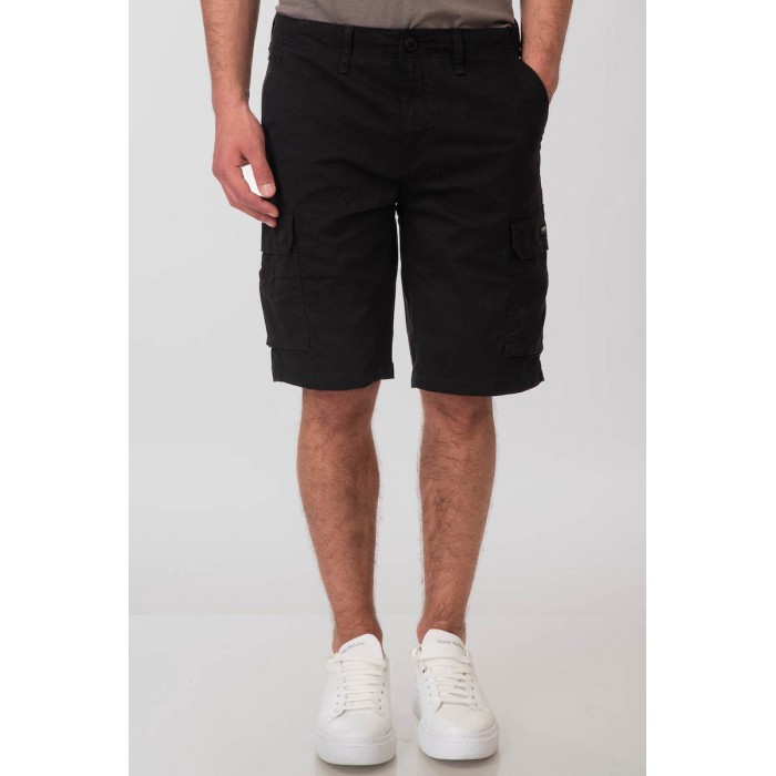 Βερμούδα Cargo Rebase 251-RMSHO-7001 Black Βερμούδες