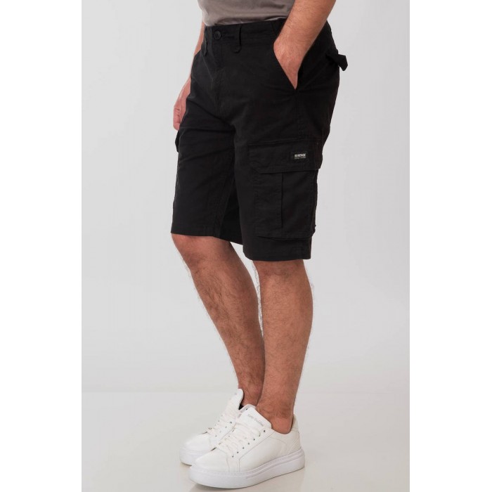 Βερμούδα Cargo Rebase 251-RMSHO-7001 Black Βερμούδες