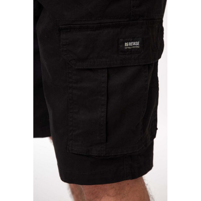 Βερμούδα Cargo Rebase 251-RMSHO-7001 Black Βερμούδες