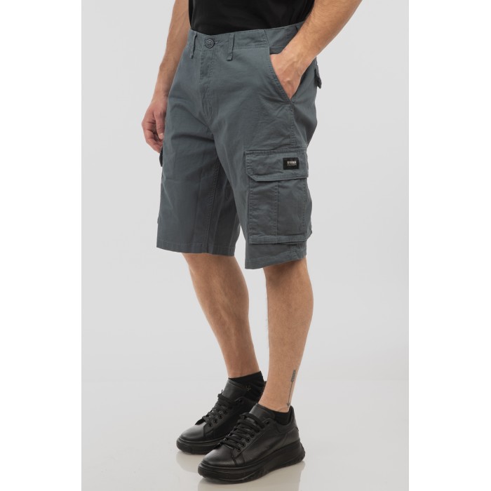 Βερμούδα Cargo Rebase 251-RMSHO-7001 Smalt Blue Βερμούδες