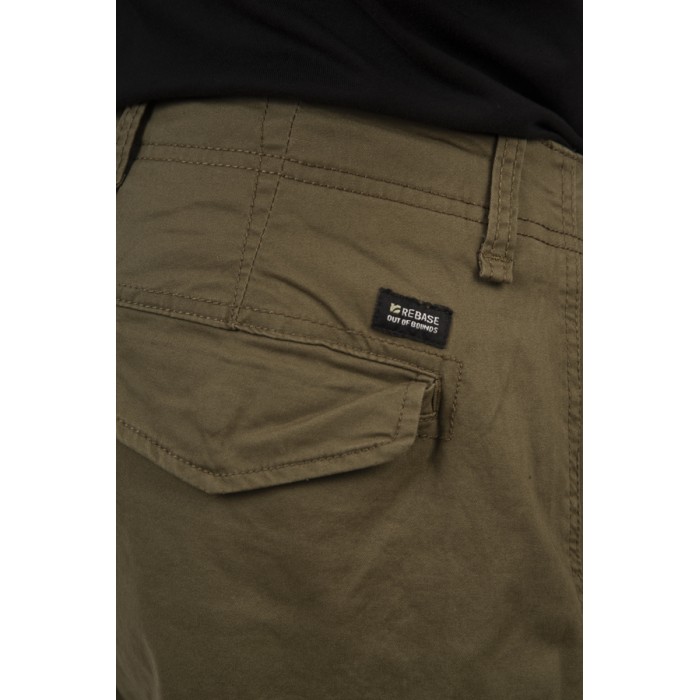 Βερμούδα Cargo Rebase 251-RMSHO-7001Khaki Βερμούδες