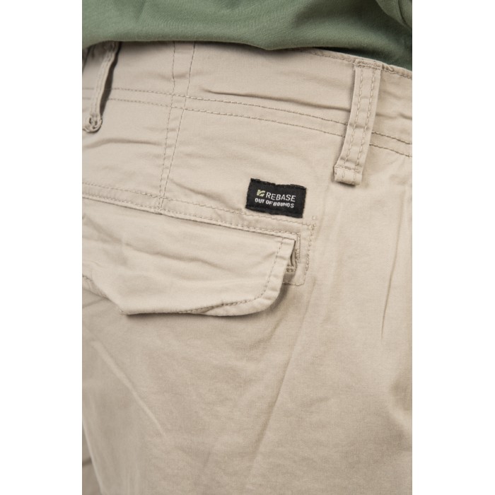 Βερμούδα Cargo Rebase 251-RMSHO-7001 Ice Grey Βερμούδες