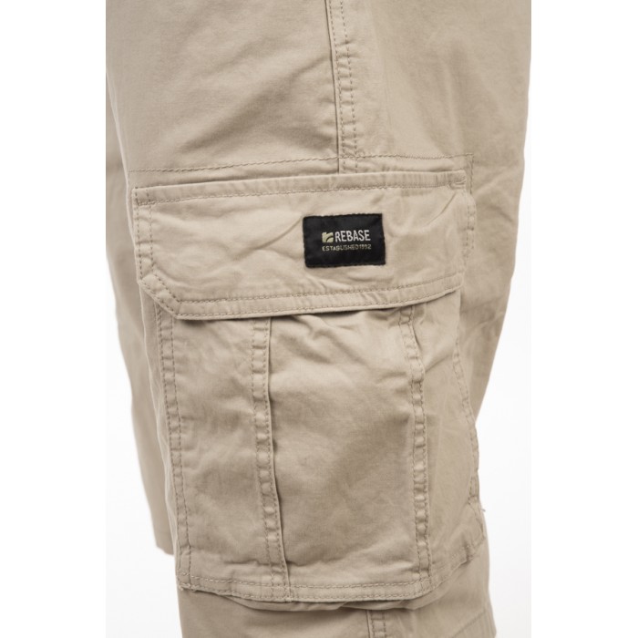 Βερμούδα Cargo Rebase 251-RMSHO-7001 Ice Grey Βερμούδες