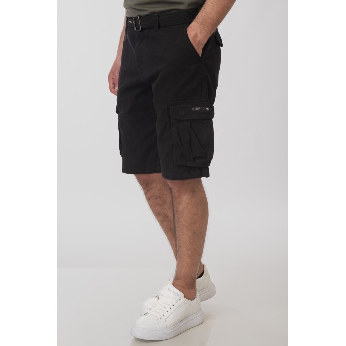 Βερμούδα Cargo Rebase 251-RMSHO-7011 Black Βερμούδες
