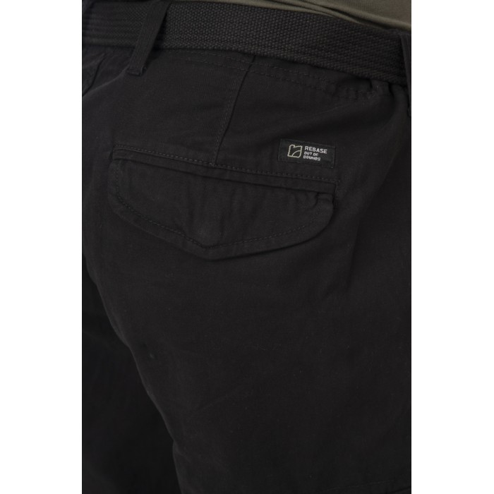 Βερμούδα Cargo Rebase 251-RMSHO-7011 Black Βερμούδες