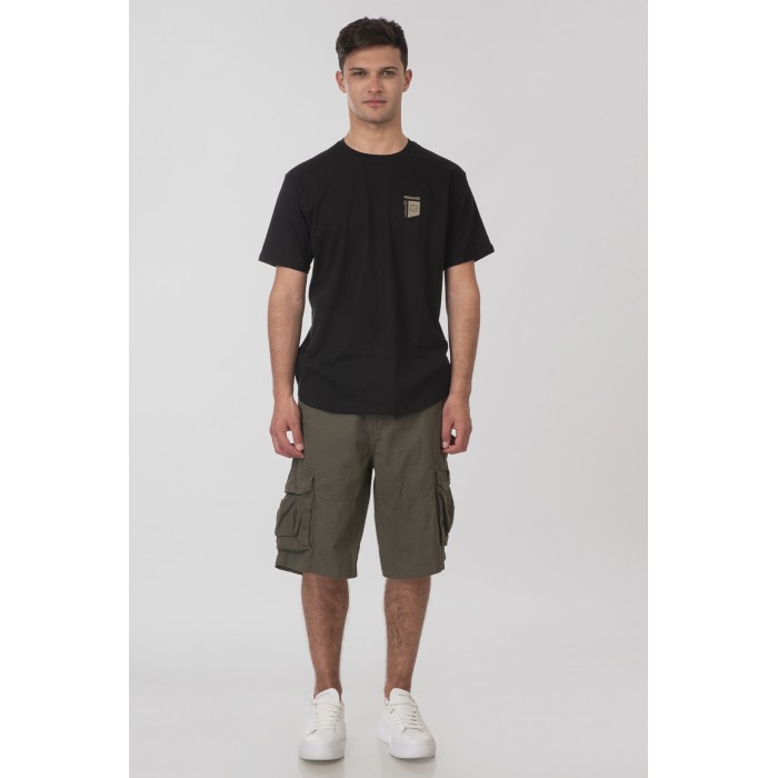 Βερμούδα Cargo Rebase 251-RMSHO-7011 Dark Khaki Βερμούδες