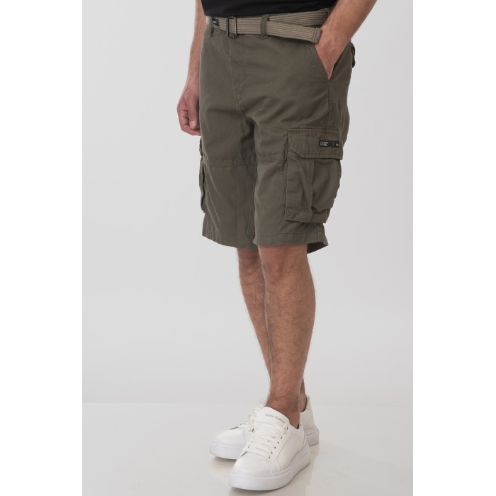 Βερμούδα Cargo Rebase 251-RMSHO-7011 Dark Khaki Βερμούδες