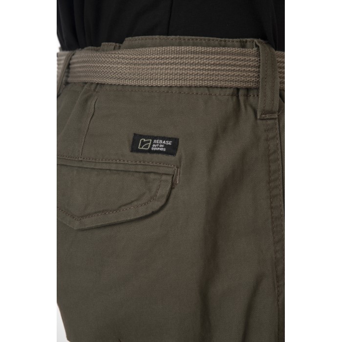Βερμούδα Cargo Rebase 251-RMSHO-7011 Dark Khaki Βερμούδες