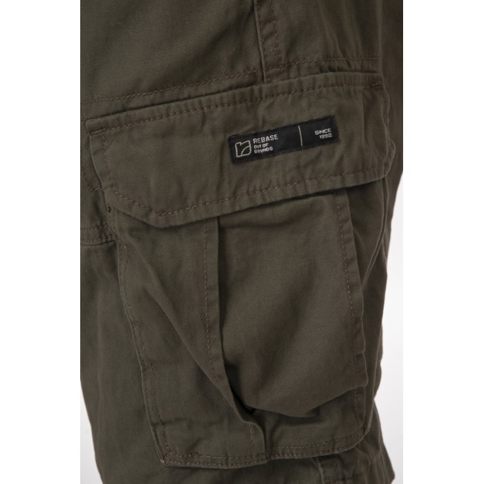 Βερμούδα Cargo Rebase 251-RMSHO-7011 Dark Khaki Βερμούδες