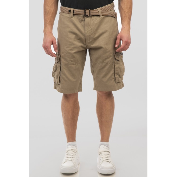 Βερμούδα Cargo Rebase 251-RMSHO-7011 Beige Βερμούδες