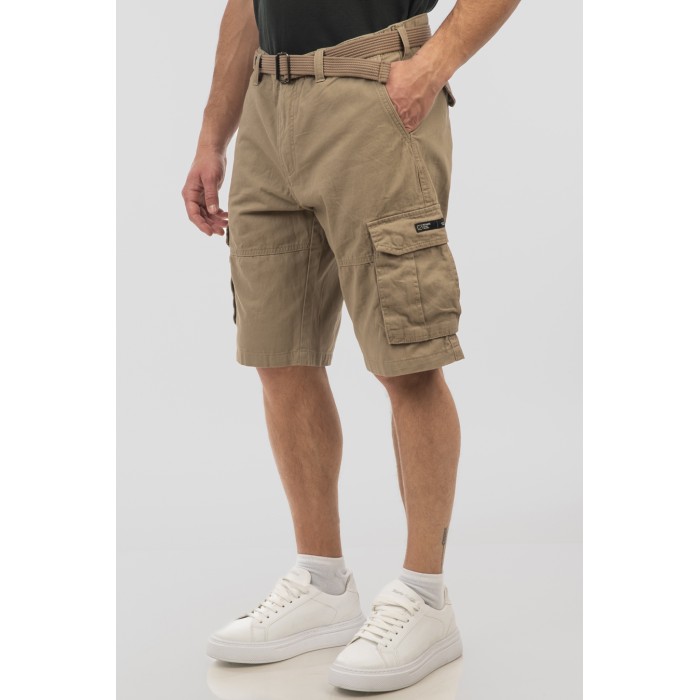 Βερμούδα Cargo Rebase 251-RMSHO-7011 Beige Βερμούδες