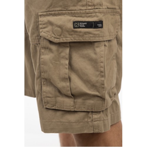 Βερμούδα Cargo Rebase 251-RMSHO-7011 Beige Βερμούδα Cargo Rebase 251-RMSHO-7011 Beige