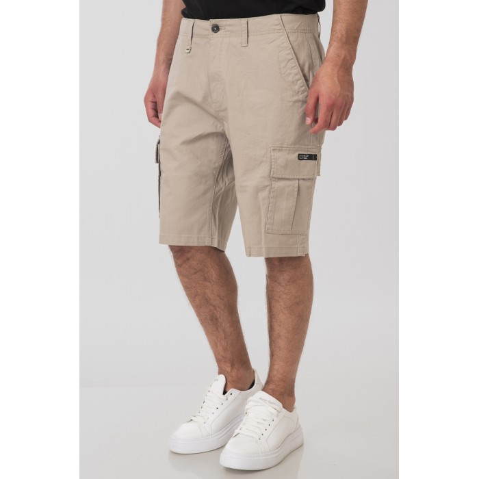 Βερμούδα Cargo Rebase 251-RMSHO-7026 Light Ash Βερμούδες
