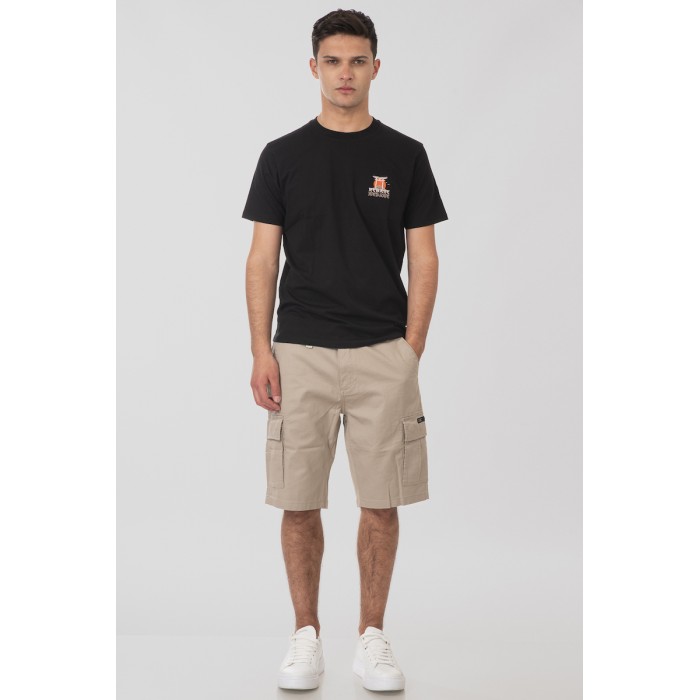 Βερμούδα Cargo Rebase 251-RMSHO-7026 Light Ash Βερμούδες