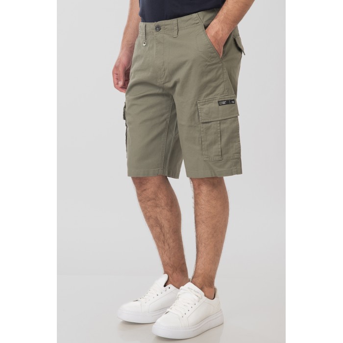Βερμούδα Cargo Rebase 251-RMSHO-7026 Sage Green Βερμούδες