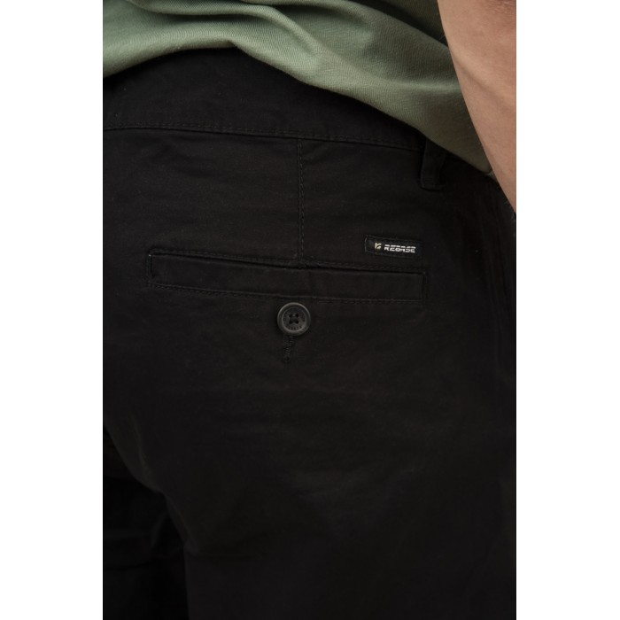 Βερμούδα Chinos Rebase 251-RMSHO-7002 Black Βερμούδες