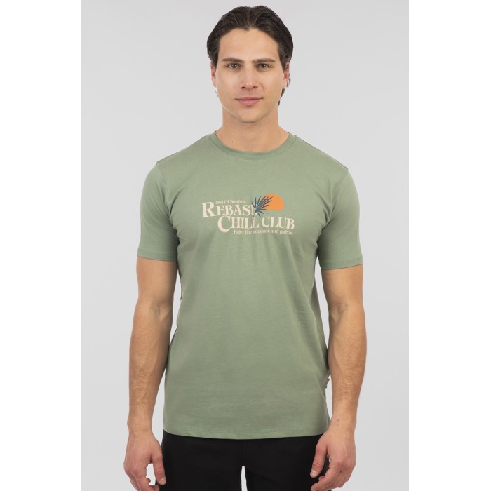 Μπλούζα Rebase 251-RTS-9008 Hedge Green T-Shirt