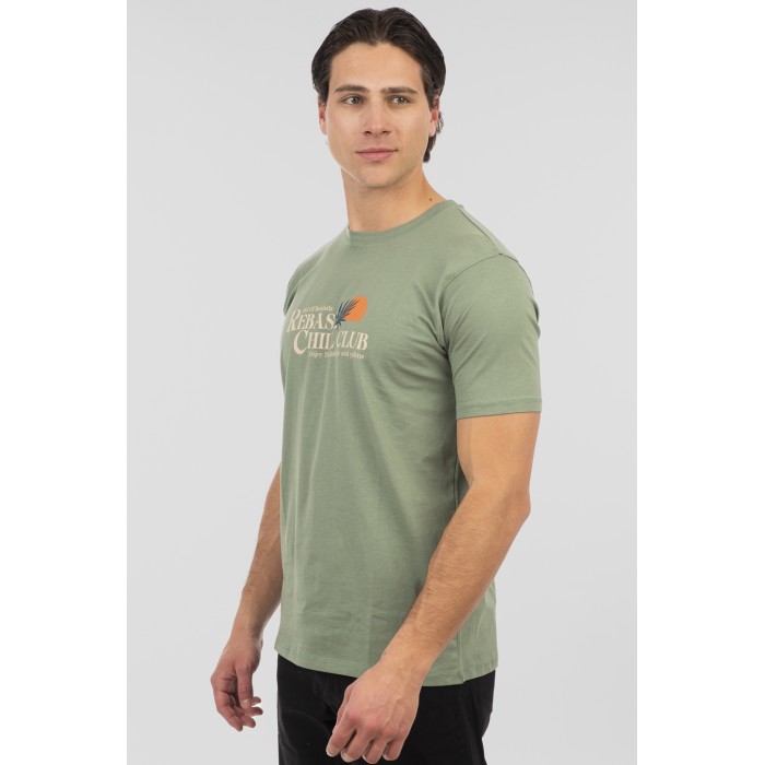 Μπλούζα Rebase 251-RTS-9008 Hedge Green T-Shirt