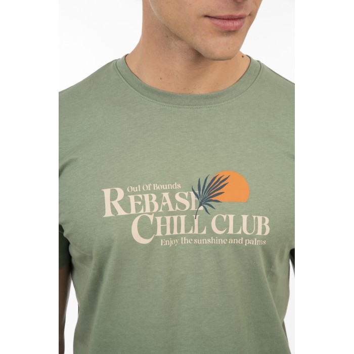 Μπλούζα Rebase 251-RTS-9008 Hedge Green T-Shirt
