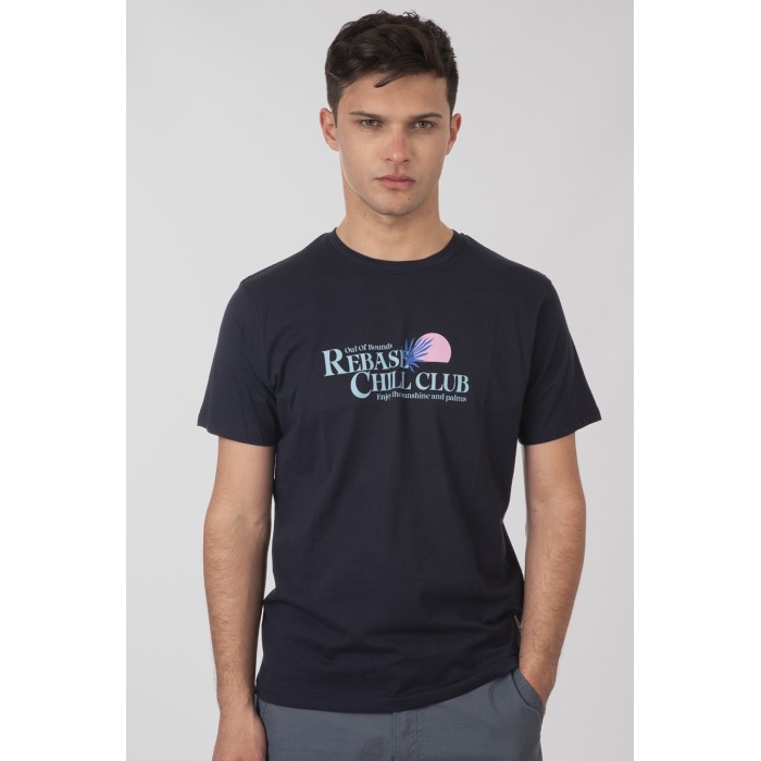 Μπλούζα Rebase 251-RTS-9008 Navy T-Shirt
