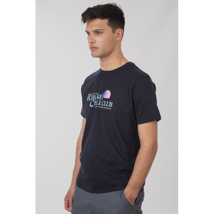 Μπλούζα Rebase 251-RTS-9008 Navy T-Shirt