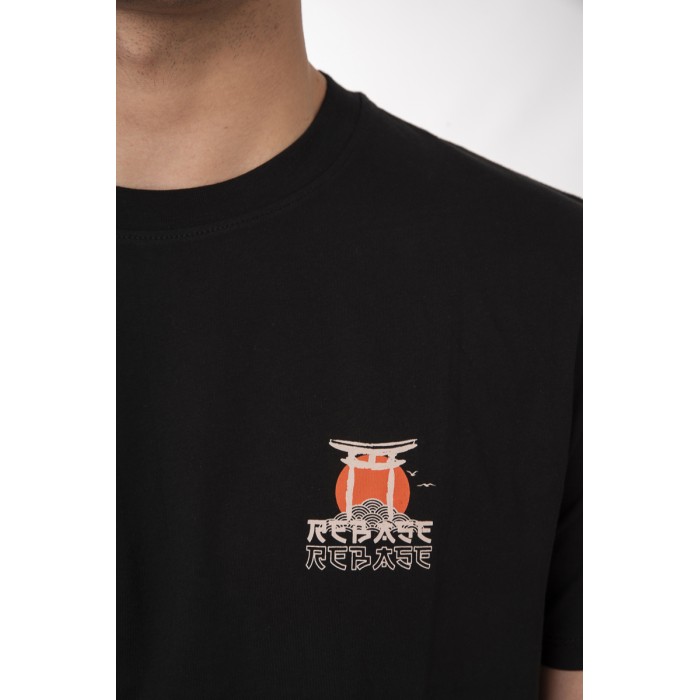 Μπλούζα Rebase 251-RTS-9020 Black T-Shirt
