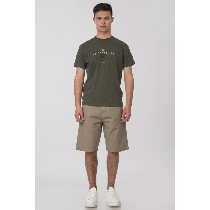 Μπλούζα Rebase 251-RTS-9028 Khaki  T-Shirt