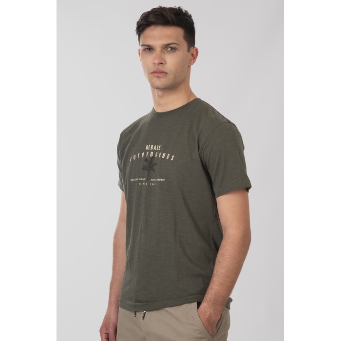 Μπλούζα Rebase 251-RTS-9028 Khaki  T-Shirt