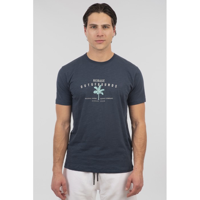 Μπλούζα Rebase 251-RTS-9028 Midnight Blue T-Shirt