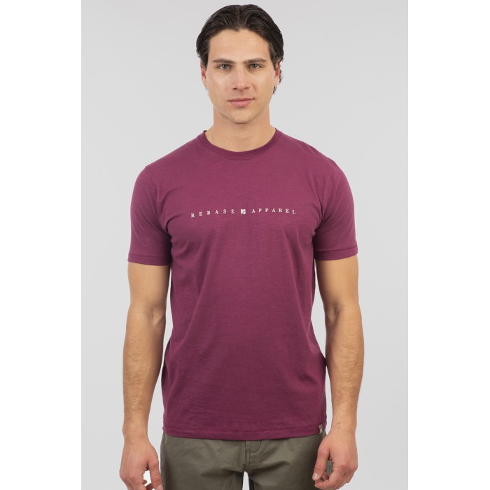 Μπλούζα Rebase 251-RTS-9029 Aubergine T-Shirt