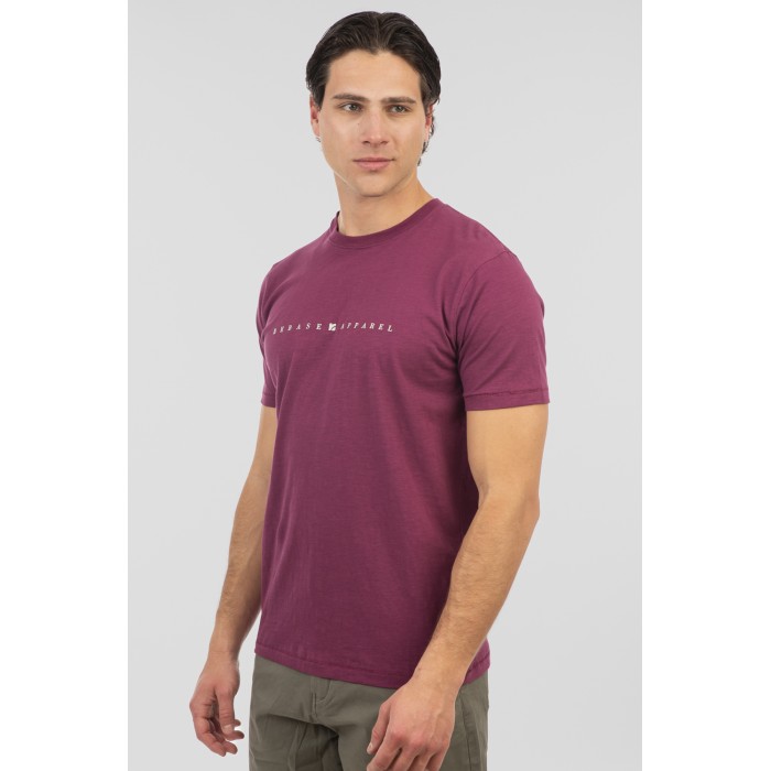 Μπλούζα Rebase 251-RTS-9029 Aubergine T-Shirt