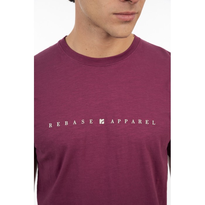 Μπλούζα Rebase 251-RTS-9029 Aubergine T-Shirt