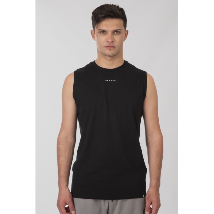 Αμάνικη μπλούζα Rebase 251.RTSL 9043 Black T-Shirt