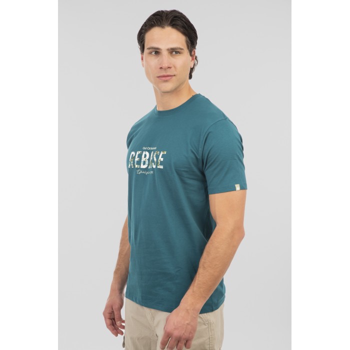 Μπλούζα Rebase 251-RTS-9010 Turquoise Blue T-Shirt