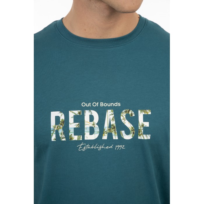 Μπλούζα Rebase 251-RTS-9010 Turquoise Blue T-Shirt