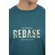 Μπλούζα Rebase 251-RTS-9010 Turquoise Blue T-Shirt