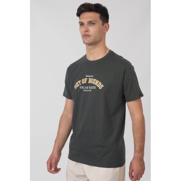 Μπλούζα Rebase 251-RTS-9011 Forest Green T-Shirt