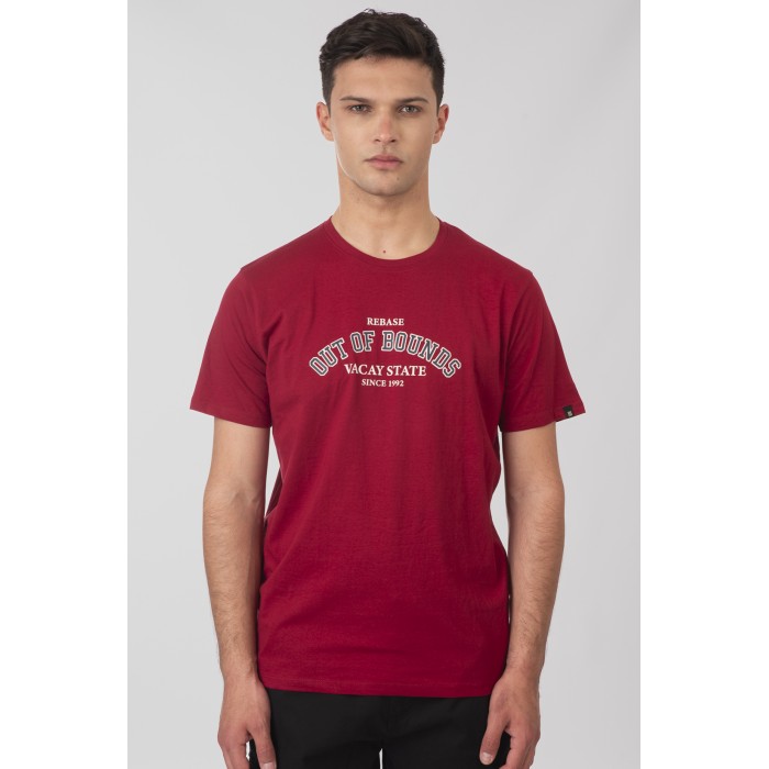 Μπλούζα Rebase 251-RTS-9011 Deep Red T-Shirt