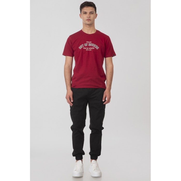 Μπλούζα Rebase 251-RTS-9011 Deep Red T-Shirt