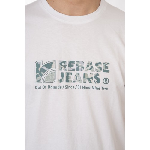 Μπλούζα Rebase 251-RTS-9013 White