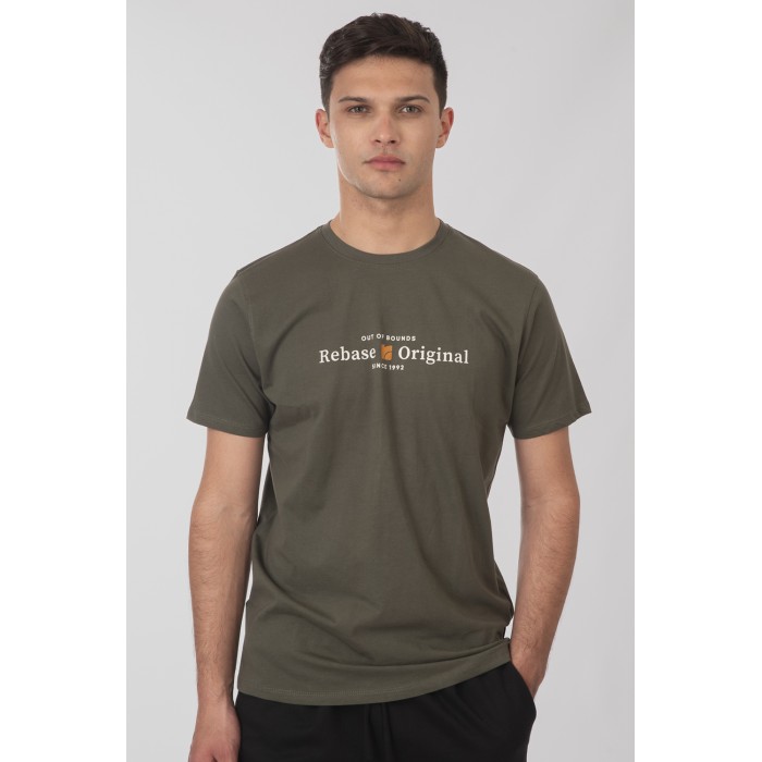 Μπλούζα Rebase 251-RTS-9015 Khaki T-Shirt